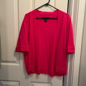 Women’s 2x cardigan dress up or down Pink